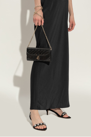 サンダル・ミュール Jimmy Choo SS25 'Vivi' sabots (VIVIFLATNYT BLACKSMOKE) Jimmy Choo Vivi Sabots - Black - Women | VIVIFLATNYTBLACKSMOKE